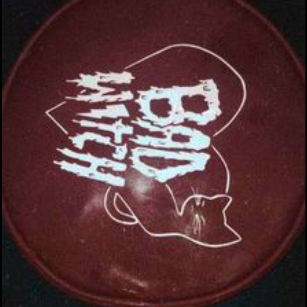 Maroon bad witch clutch